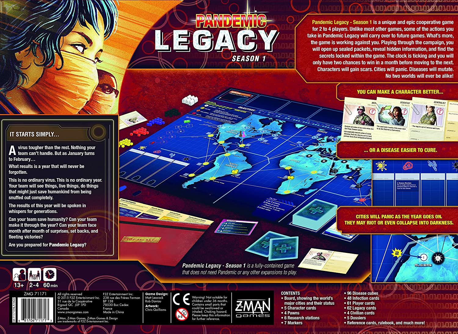 Pandemic : Legacy Season 1 (Red Edition)
